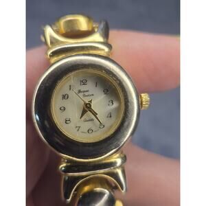 Jacques Couture Women's Quartz Wristwatch GoldTone Metal Vintage 1990s